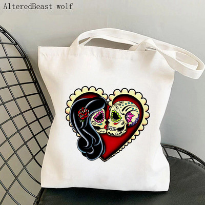 Ženska torba za kupovinu slatka bijela mačka Kawaii torba Harajuku platnena torba za kupovinu torba za djevojku Ženska torba na rame