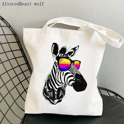 Ženska torba za kupovinu slatka bijela mačka Kawaii torba Harajuku platnena torba za kupovinu torba za djevojku Ženska torba na rame