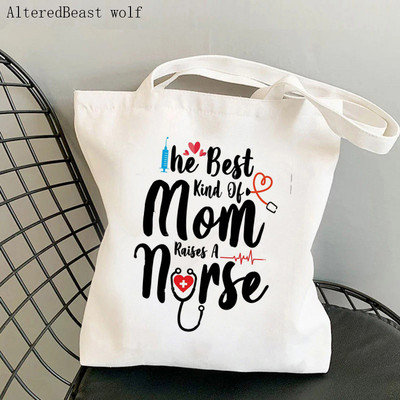 Ženska shopper torba sushi Kawaii torba s printom vidre Harajuku Shopping platnena shopper torba torba za djevojke Ženska torba na rame