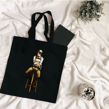 Tote Bag Γυναικείες τσάντες Τσάντες αγορών Attack on Titan Canvas Shopper Μοντέρνα δώρα από ύφασμα για γυναίκες δασκάλες Τσάντες σχεδιαστών