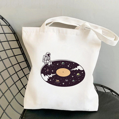 2021 Shopper Cute Dogtor Desene Animate Imprimate Tote Geantă femei Harajuku Shopper Geantă de mână fată Geanta de umăr Geanta de pânză Lady