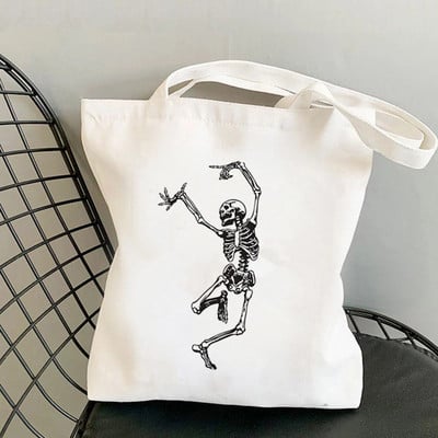 2021 Shopper Cute Dogtor Desene Animate Imprimate Tote Geantă femei Harajuku Shopper Geantă de mână fată Geanta de umăr Geanta de pânză Lady