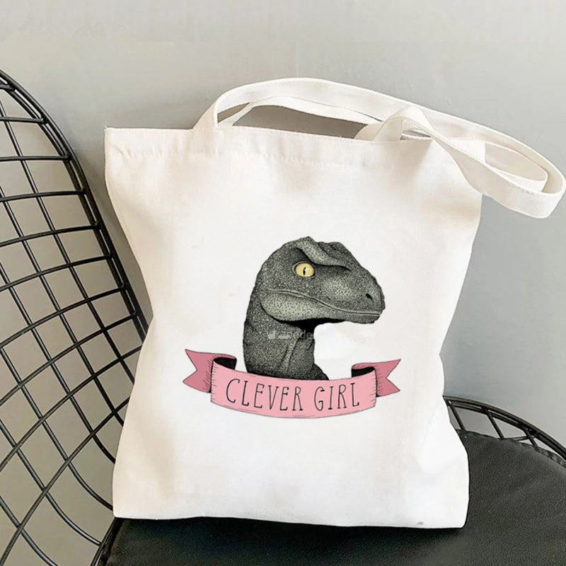 2021 Shopper Cute Dogtor Desene Animate Imprimate Tote Geantă femei Harajuku Shopper Geantă de mână fată Geanta de umăr Geanta de pânză Lady