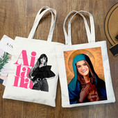 Pjevačica Aitana Ocana Shopper Bags Shopping Bag Velika torba Torba na rame Platnene torbe Velikog kapaciteta Studentska torba