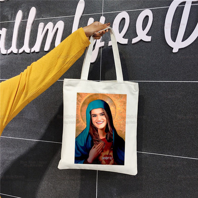 Pjevačica Aitana Ocana Shopper Bags Shopping Bag Velika torba Torba na rame Platnene torbe Velikog kapaciteta Studentska torba