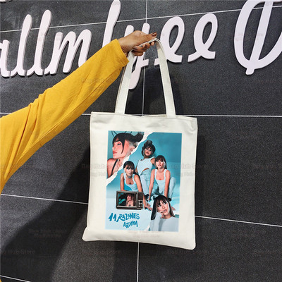 Pjevačica Aitana Ocana Shopper Bags Shopping Bag Velika torba Torba na rame Platnene torbe Velikog kapaciteta Studentska torba