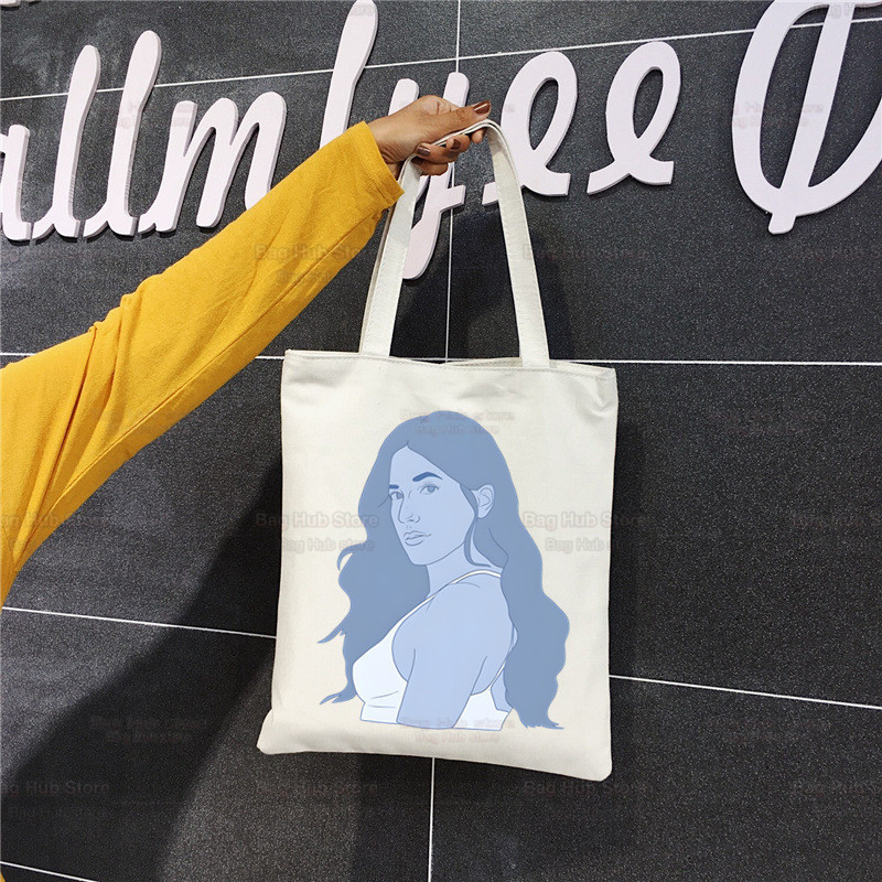 Pjevačica Aitana Ocana Shopper Bags Shopping Bag Velika torba Torba na rame Platnene torbe Velikog kapaciteta Studentska torba