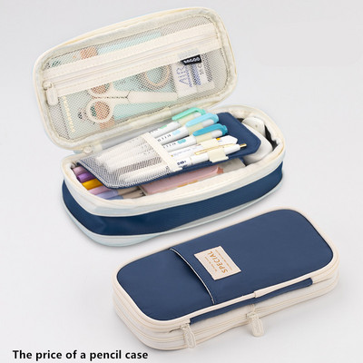 Μολυβοθήκη Μεγάλης χωρητικότητας Χαρτικά Σχολικά Προμήθειες Μολυποθήκες Θήκη Γραφείου Τσάντα αποθήκευσης Students Παιδική θήκη Στυλό Τσάντες Κουτί