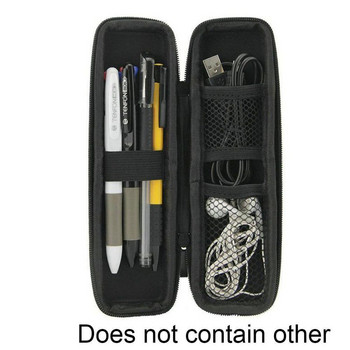 1PC Черна EVA твърда обвивка Стилус Химикалка Молив Държач Защитна кутия за носене Чанта Контейнер за съхранение Химикалка Химикалка Стилус