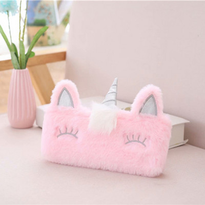 Plišani jednorog, slatka pernica Licorne Kawaii Girls Estuche Para Lpices for Trousse Astuccio Canvas Scolaire School Cartuchera