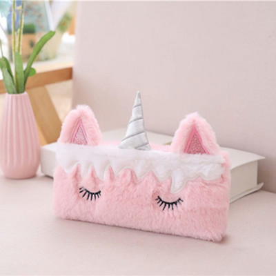 Plišani jednorog, slatka pernica Licorne Kawaii Girls Estuche Para Lpices for Trousse Astuccio Canvas Scolaire School Cartuchera