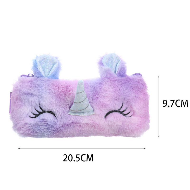 Plišani jednorog, slatka pernica Licorne Kawaii Girls Estuche Para Lpices for Trousse Astuccio Canvas Scolaire School Cartuchera