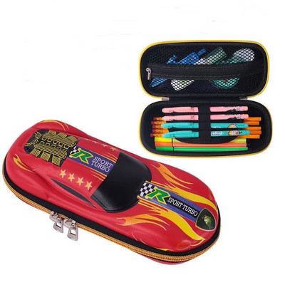 3D trkaći auto Pernice Školska pernica Crtići za djecu Kutija za papire EVA plastična torba za olovke dječak slatka torba za olovke darovi