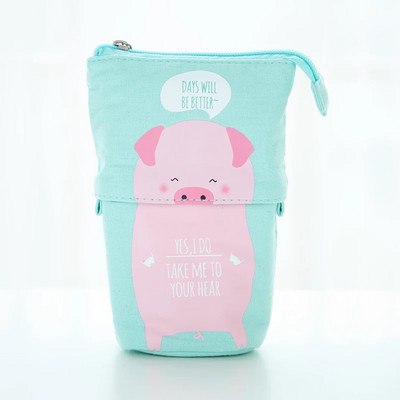 Huse pentru creioane Kawaii pentru fete baieti cu fermoar cutie cu creion pisica dragalasa rechizite scolare papetărie cadou huse pop-up Trousse scolara