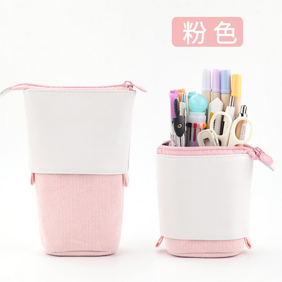 Huse pentru creioane Kawaii pentru fete baieti cu fermoar cutie cu creion pisica dragalasa rechizite scolare papetărie cadou huse pop-up Trousse scolara