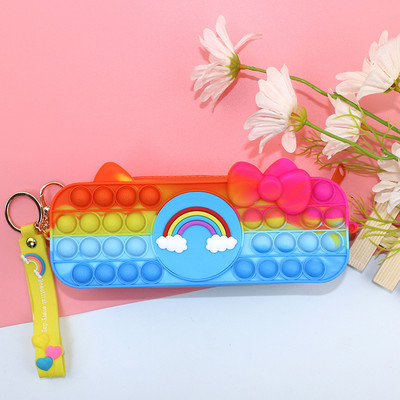 Pop Its Pernice Bubble Estuche Unzip Estuches Escolares Pop Cute Pernica Bag Kawaii Pencilcase Školski pribor Funda