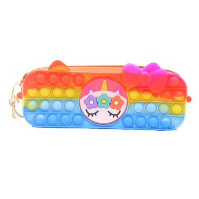 Pop Its Pernice Bubble Estuche Unzip Estuches Escolares Pop Cute Pernica Bag Kawaii Pencilcase Školski pribor Funda