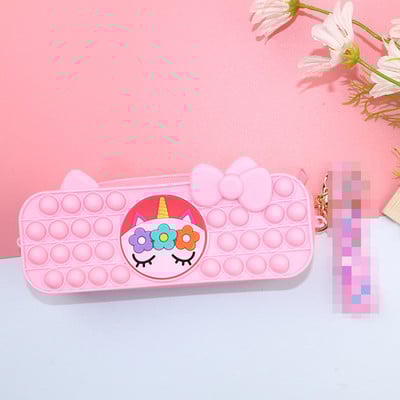 Pop Its Pernice Bubble Estuche Unzip Estuches Escolares Pop Cute Pernica Bag Kawaii Pencilcase Školski pribor Funda