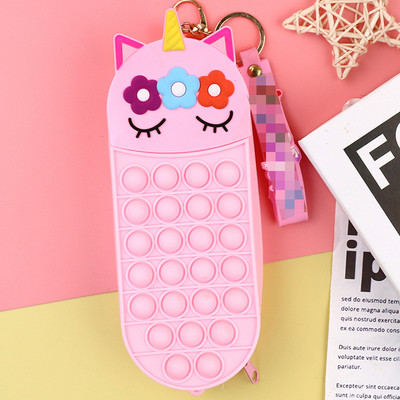 Pop Its Pernice Bubble Estuche Unzip Estuches Escolares Pop Cute Pernica Bag Kawaii Pencilcase Školski pribor Funda