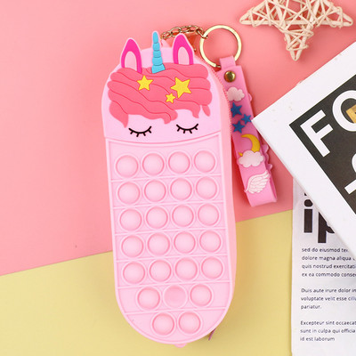 Pop Its Pernice Bubble Estuche Unzip Estuches Escolares Pop Cute Pernica Bag Kawaii Pencilcase Školski pribor Funda