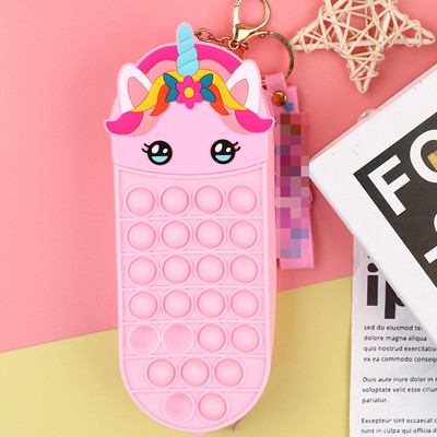 Pop Its Pernice Bubble Estuche Unzip Estuches Escolares Pop Cute Pernica Bag Kawaii Pencilcase Školski pribor Funda