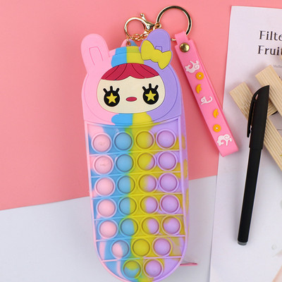 Pop Its Pernice Bubble Estuche Unzip Estuches Escolares Pop Cute Pernica Bag Kawaii Pencilcase Školski pribor Funda