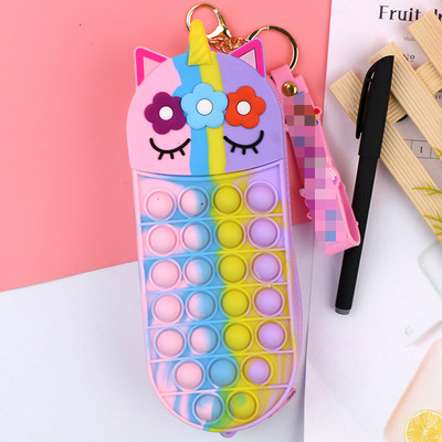 Pop Its Pernice Bubble Estuche Unzip Estuches Escolares Pop Cute Pernica Bag Kawaii Pencilcase Školski pribor Funda