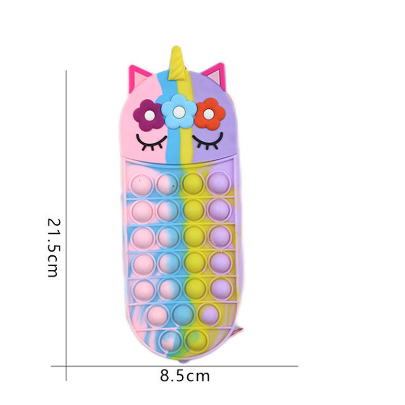 Pop Its Pernice Bubble Estuche Unzip Estuches Escolares Pop Cute Pernica Bag Kawaii Pencilcase Školski pribor Funda