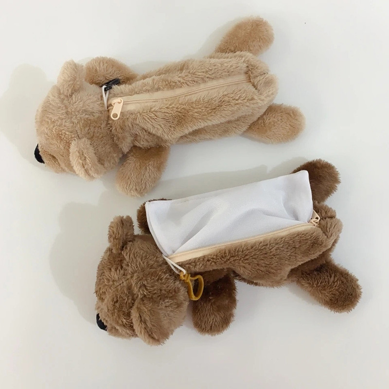 Creative Penguin/Little Bear Losh Cartoon Animal Case μολυβοθήκη Χαριτωμένη παιδική θήκη για παιχνίδια Κρεμαστό σχολική τσάντα Kawaii