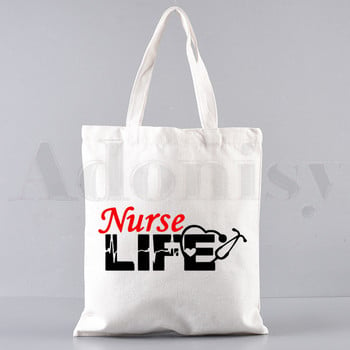 Nurse Queen Girl 90s Ullzang Harajuku Ture Hero Handbags Τσάντες ώμου Casual Shopping Girls Handbag Γυναικεία Κομψή τσάντα από καμβά