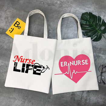 Nurse Queen Girl 90s Ullzang Harajuku Ture Hero Handbags Τσάντες ώμου Casual Shopping Girls Handbag Γυναικεία Κομψή τσάντα από καμβά