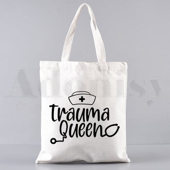 Nurse Queen Girl 90s Ullzang Harajuku Ture Hero Handbags Τσάντες ώμου Casual Shopping Girls Handbag Γυναικεία Κομψή τσάντα από καμβά