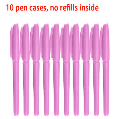 100 de bucăți stilou cu gel de reîncărcare pentru evidențiator multicolor, pixuri strălucitoare colorate pentru rechizite școlare, elevi, papetărie 04116