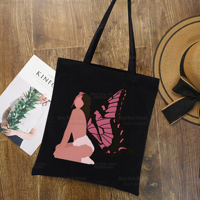 Melanie Martinez Crybaby Tote Bag Shopping Originalni dizajn Crne uniseks putne platnene torbe Eko sklopiva shopping torba