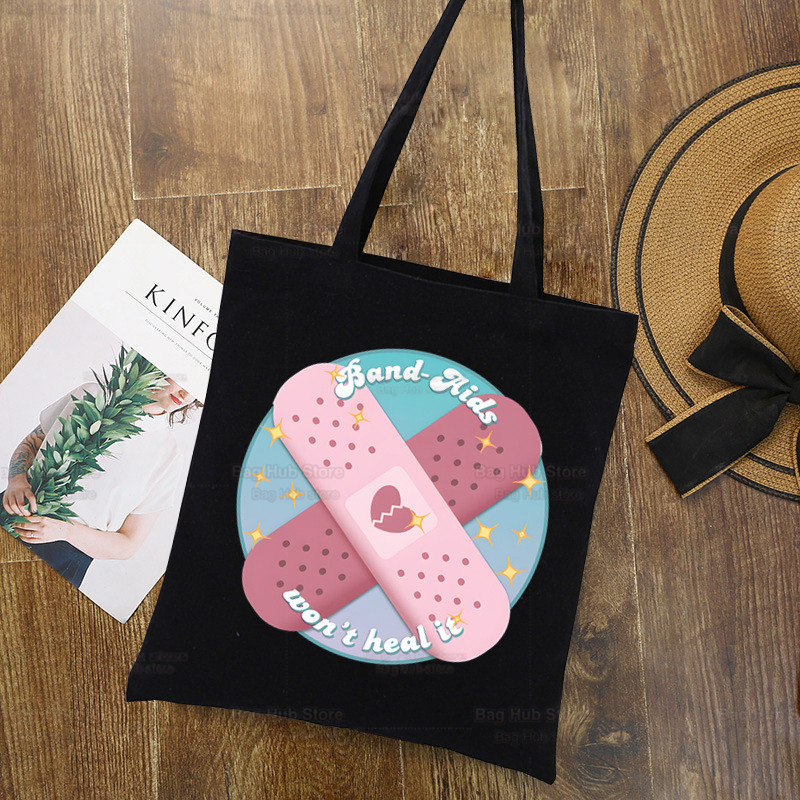 Melanie Martinez Crybaby Tote Bag Shopping Originalni dizajn Crne uniseks putne platnene torbe Eko sklopiva shopping torba