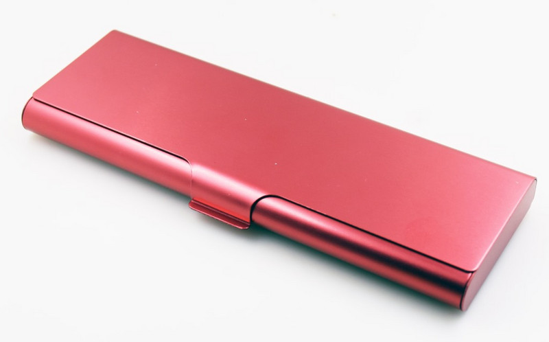 Fém alumínium tolltartó Costom logó diák írószer doboz tolltartó tolltartó díszdoboz fém ceruzadoboz