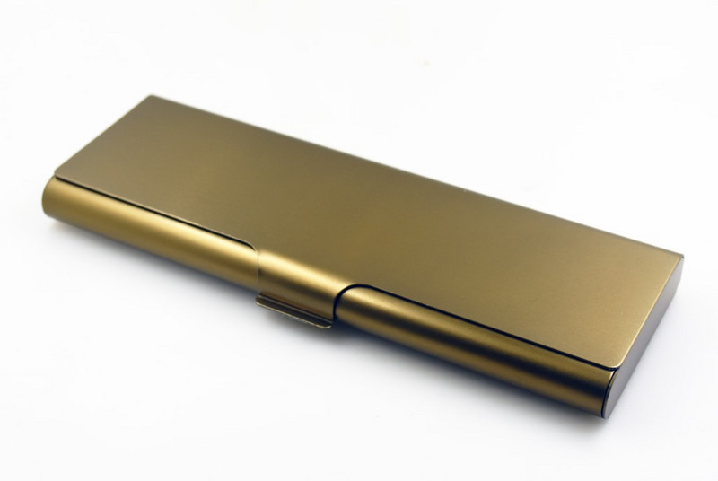 Fém alumínium tolltartó Costom logó diák írószer doboz tolltartó tolltartó díszdoboz fém ceruzadoboz