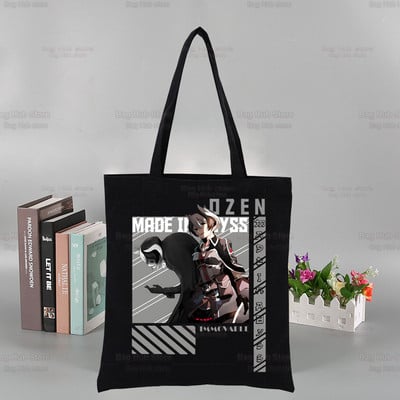 Made In Abyss Ženski paket Platnena torba Nanachi Riko Japanese Manga Ručne torbice Torbe na rame Ležerna kupnja Ručna torbica za djevojke