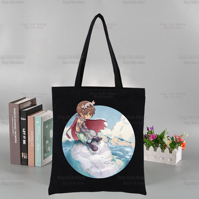 Made In Abyss Ženski paket Platnena torba Nanachi Riko Japanese Manga Ručne torbice Torbe na rame Ležerna kupnja Ručna torbica za djevojke