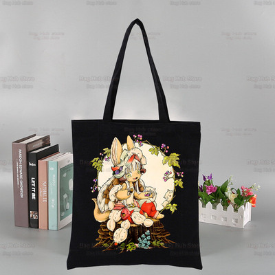 Made In Abyss Ženski paket Platnena torba Nanachi Riko Japanese Manga Ručne torbice Torbe na rame Ležerna kupnja Ručna torbica za djevojke