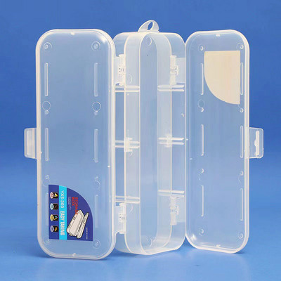 Husă transparentă pentru creion Kawaii, cu două straturi, multifuncțională, cutie de papetărie pentru pix pentru copii, birou, școală, organizator de depozitare de mare capacitate