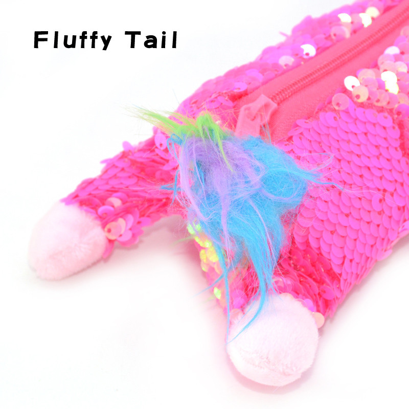 Pernica sa šljokicama Bojica Licorne Astucci Estuches Lapices Plišane djevojčice Jednorog Etui Pennen Kawaii Školski pribor Kalem Kutusu