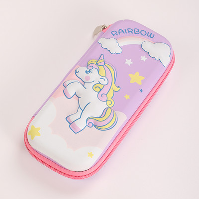 3D EVA pieštukų dėklas mielas Kanceliarinių prekių dėžutė animacinių filmų gyvūnai Pieštukų dėžutė vaikams rašiklio dėklas didelis rašiklio krepšys Mokyklinių reikmenų laikymo krepšys