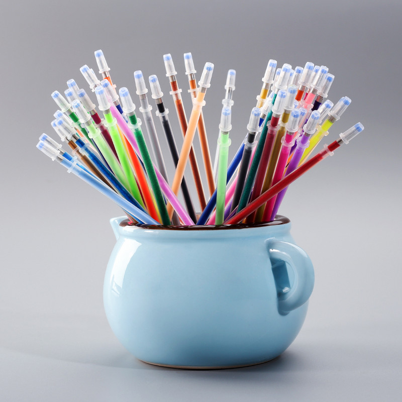 2/24/36/48 culori rezerve stilou cu sclipici colorat desen pictură artizanat pixuri allpoint marker rechizite pentru birou pixuri cu gel