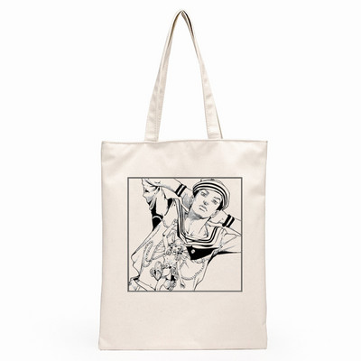 JoJo Bizarre Adventure Unisex ručne torbe Platnena velika torba po narudžbi Print Svakodnevna upotreba Višekratna putna torba za ležernu kupovinu