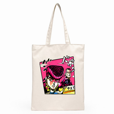 JoJo Bizarre Adventure Unisex ručne torbe Platnena velika torba po narudžbi Print Svakodnevna upotreba Višekratna putna torba za ležernu kupovinu