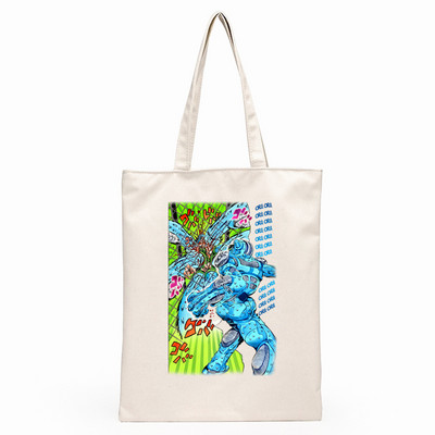 JoJo Bizarre Adventure Unisex ručne torbe Platnena velika torba po narudžbi Print Svakodnevna upotreba Višekratna putna torba za ležernu kupovinu