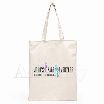 JoJo Bizarre Adventure Unisex ručne torbe Platnena velika torba po narudžbi Print Svakodnevna upotreba Višekratna putna torba za ležernu kupovinu