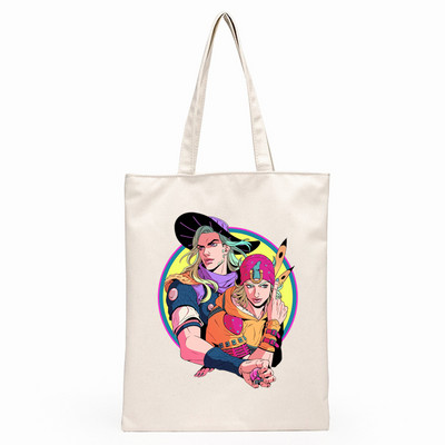JoJo Bizarre Adventure Unisex ručne torbe Platnena velika torba po narudžbi Print Svakodnevna upotreba Višekratna putna torba za ležernu kupovinu