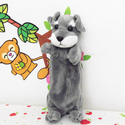 1 bucată nou Kawaii pisică panda și iepure geantă de creion cu fermoar din piele PU husă de creion impermeabilă geantă de depozitare articole de papetărie cadou pentru copii